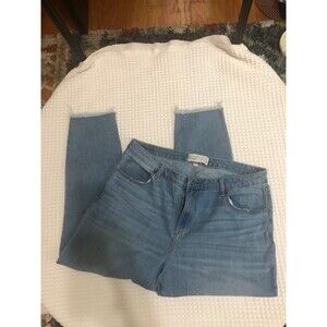 Abercrombie & Finch Ankle Jeans High Rise Size 18R destressed